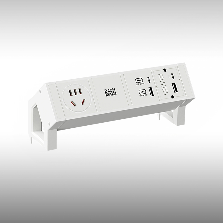 DESK 2 PURE WHITE 纯白插座